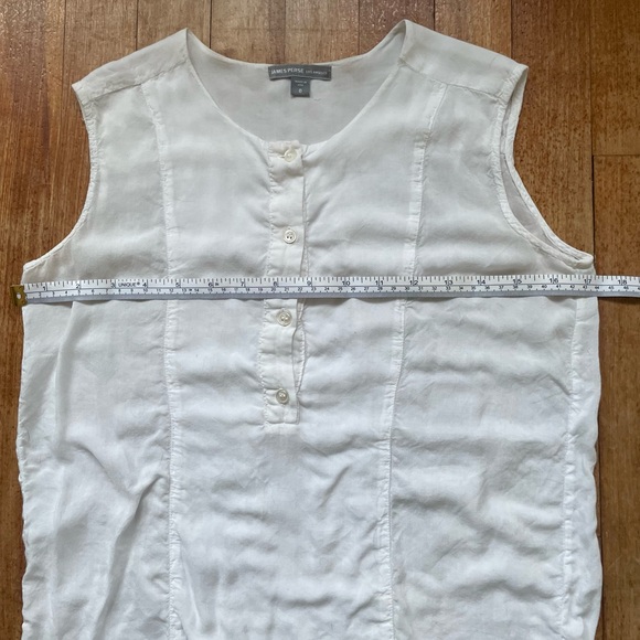 James Perse - Sleeveless White Blouse - 0 / XS - Picture 5 of 6